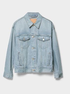 Denim Forum The ‘90s So-Soft Denim Jacket Small 7 Yrs Bleu Taboo